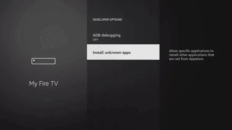 Developer Options